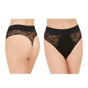 Inc High-waist Thong Underwear‎ International Concepts Lace Small Black